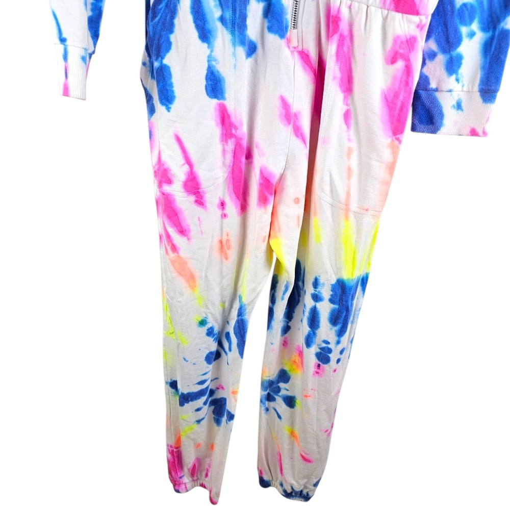 LEZAT Restore Soft Terry Tie Dye Jumpsuit In XL NWT - Picture 6 of 9